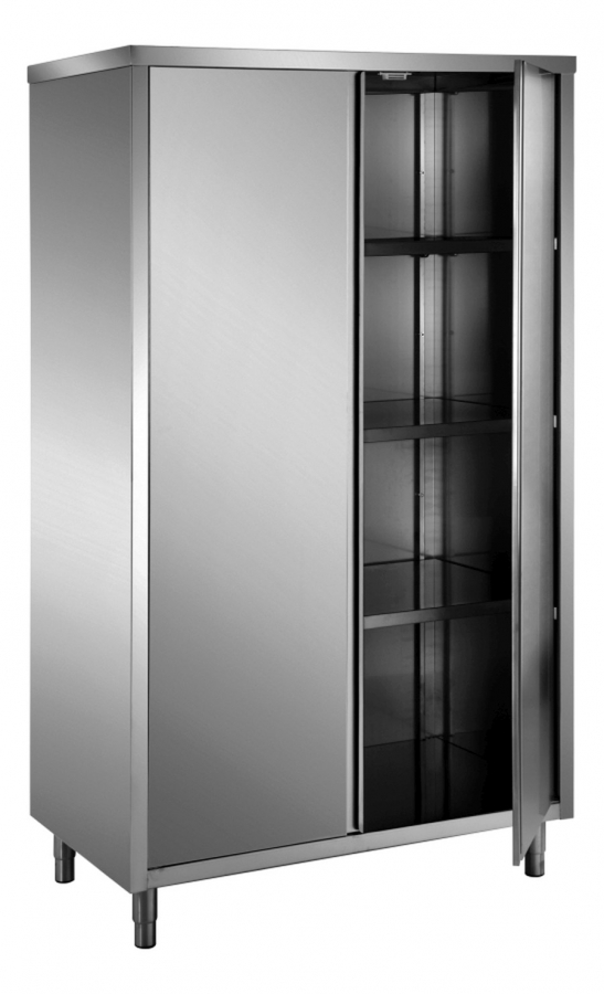 Edelstahl-Lagerschrank mit 2 Flügeltüren 1000x700 AISI 304 Edelstahl-Lagerschrank mit 2 Flügeltüren 1000x700 AISI 304